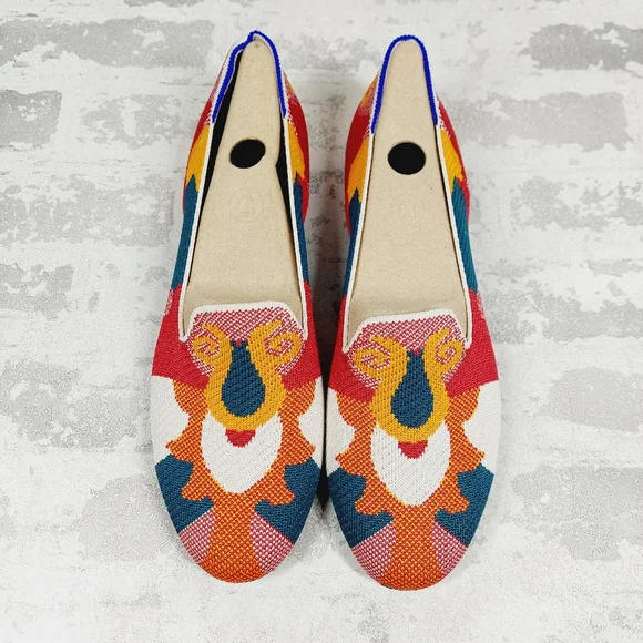 New Rothy's Amber Moroccan Round Toe Slip On Loafers T706 - Picture 1 of 8